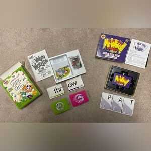 Bundle Word Educational Card Games - 3 different games